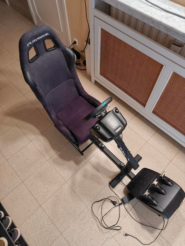 Playseat Evolution Racestoel Zwart met Logitech G29 set, Ophalen, Gebruikt