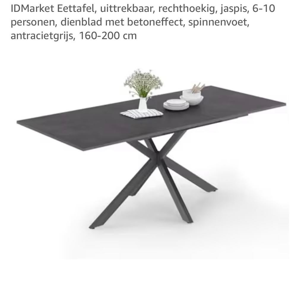 Table de cuisine, Neuf, 150 à 200 cm, Enlèvement, Rectangulaire