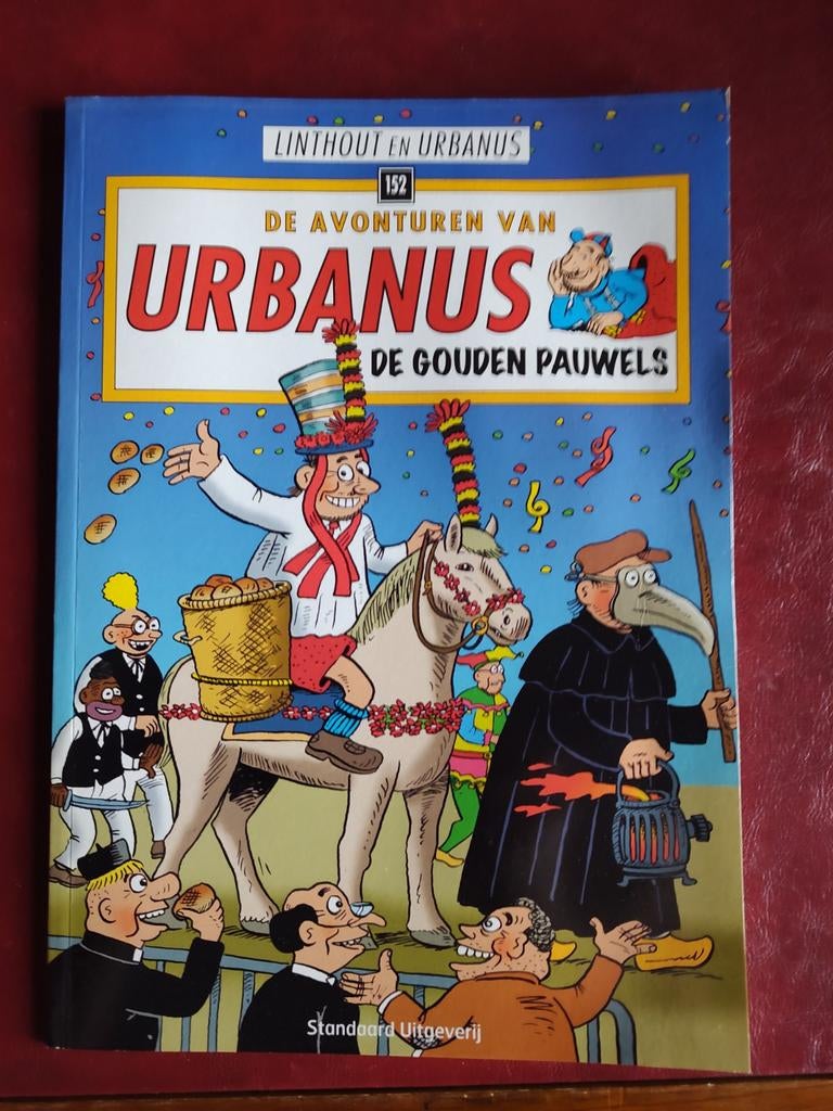 Urbanus ,De gouden Pauwels., Boeken, Stripverhalen, Eén stripboek, Ophalen, Gelezen, Linthout en Urbanus