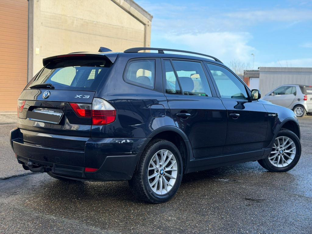 BMW X3 2.0 d FaceLift Model bj2009* 150Pk! EURO 4, Auto's, BMW, Zwart, Blauw, Leder, Bedrijf