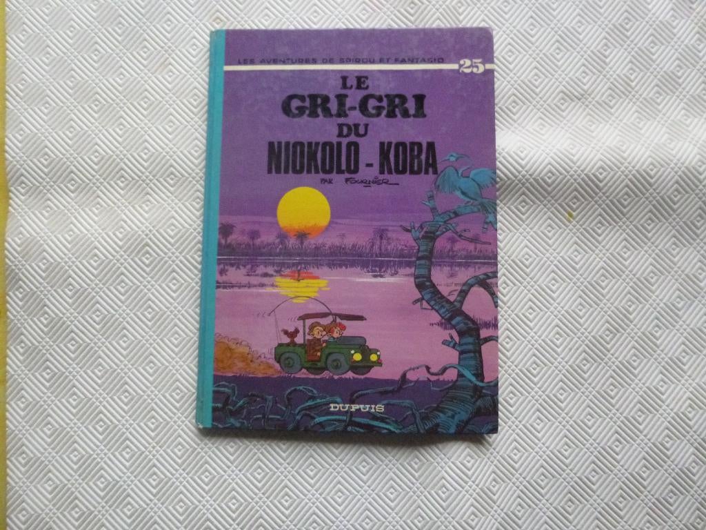 BD Spirou et Fantasio LE GRI-GRI DU NIOKOLO-KOBA 1974, Livres, Une BD, Fournier., Enlèvement, Utilisé