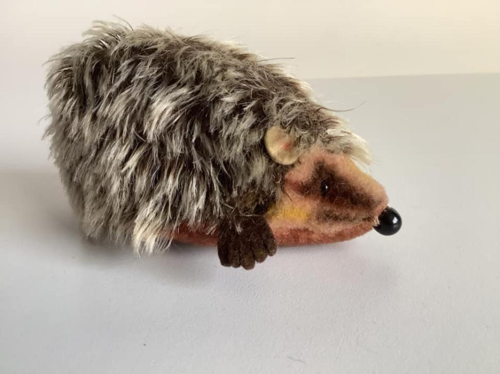 Hérisson Steiff « Joggi » avec bouton, Enlèvement ou Envoi, Utilisé, Ours en tissus, Steiff