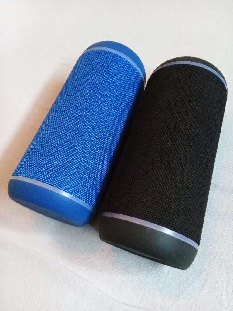 Edenwood Leash draadloze luidsprekers blauw+zwart, Enlèvement ou Envoi, Comme neuf, Autres types