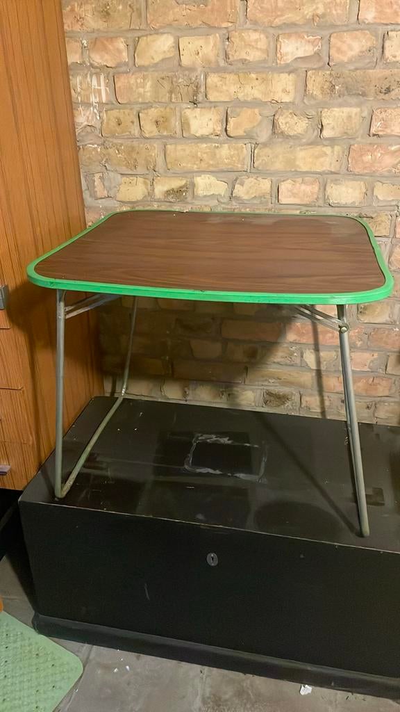 Table de camping pliante rétro, Caravanes & Camping, Enlèvement, Comme neuf