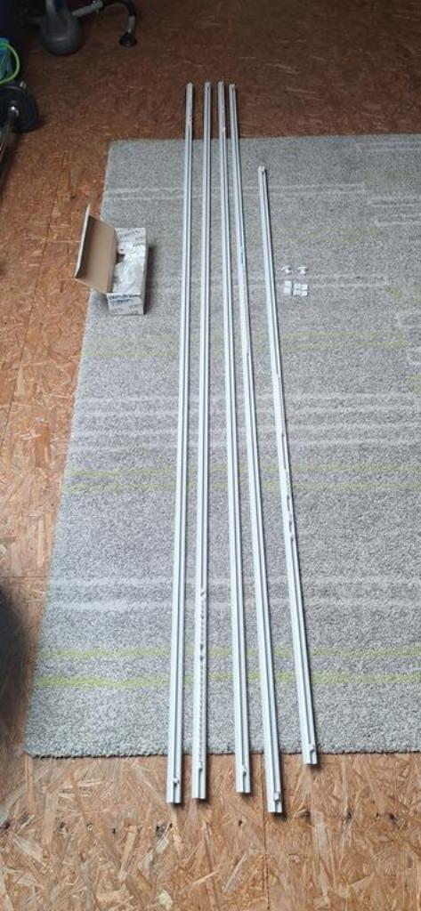 ophangrails gordijnen Forest, 200 cm ou plus, Comme neuf, Blanc, 150 à 200 cm