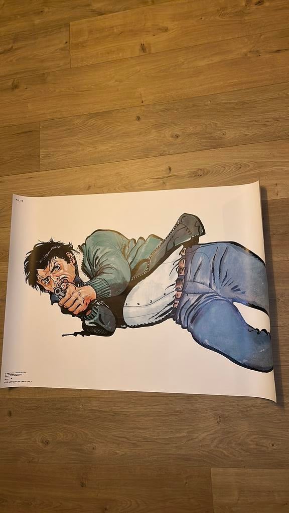 Affiche Hermann Police Liège 1984, Collections, Enlèvement ou Envoi, Neuf