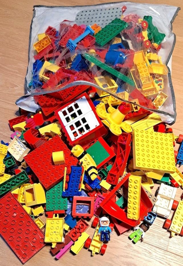 Lego grote blokken: +/- 300 stuks, Ophalen of Verzenden, Zo goed als nieuw, Overige merken