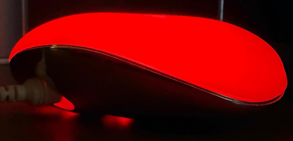 Mathmos Aduki kleurveranderende sfeerlamp met stroomadaptor, Gebruikt, Vintage, Ophalen of Verzenden, Minder dan 50 cm