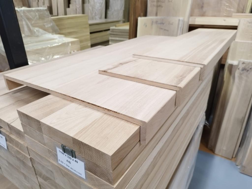 Eiken overzettreden voor traprenovatie breedte 80 tot 150 cm, Ophalen of Verzenden, Nieuw