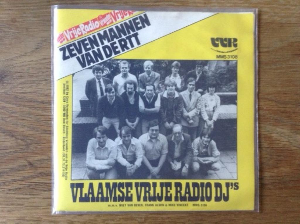 single vlaamse vrije radio dj's, Ophalen of Verzenden, 7 inch, Nederlandstalig, Single