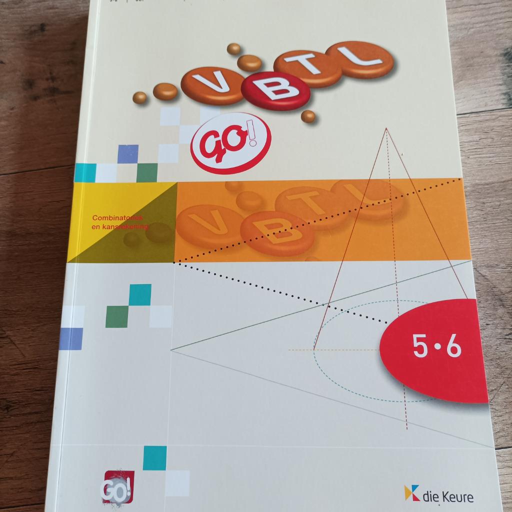 VBTL GO!  5-6 Leerboek combinatoriek en kansrekening Nieuw, Boeken, Ophalen, Nieuw, ASO, Wiskunde A