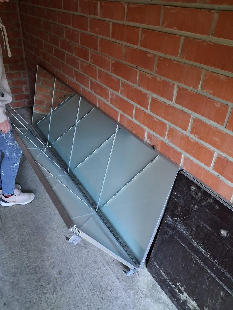 2 deuren van pax kasten ikea, Enlèvement, Porte coulissante, Comme neuf, Verre