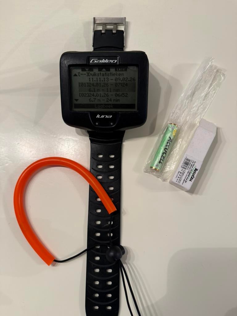 Duikcomputer Scubapro Luna, Watersport en Boten, Duiken, Ophalen of Verzenden, Gebruikt, Duikcomputer