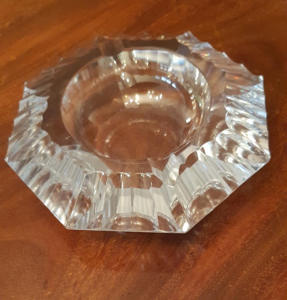 Asbak  cristal Val st Lambert, Ophalen of Verzenden, Nieuw, Asbak