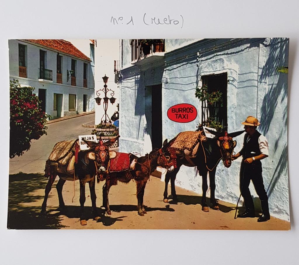 Oude ansichtkaarten: typische straatjes (Spanje), Ophalen of Verzenden, 1960 tot 1980, Gelopen, Spanje