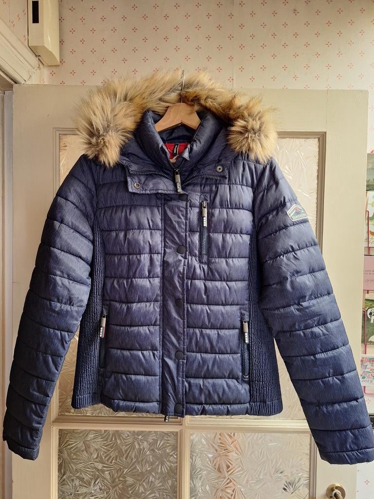 Superdry damesjack - T. Medium, Superdry, Ophalen of Verzenden, Gedragen, Blauw