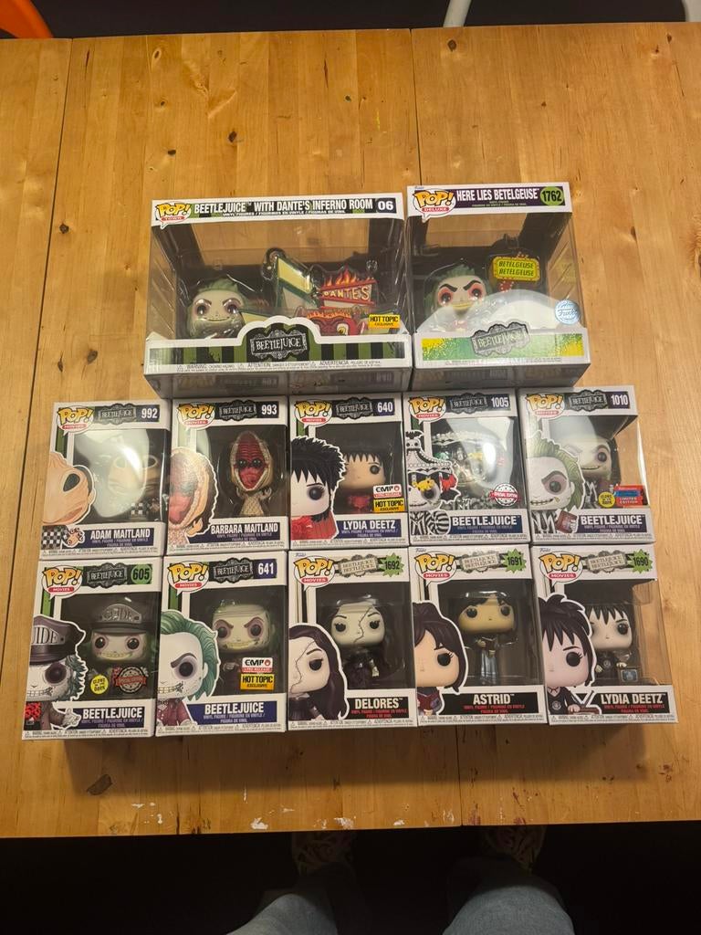 Beetlejuice Funko Pop collectie verzameling, Ophalen of Verzenden, Zo goed als nieuw