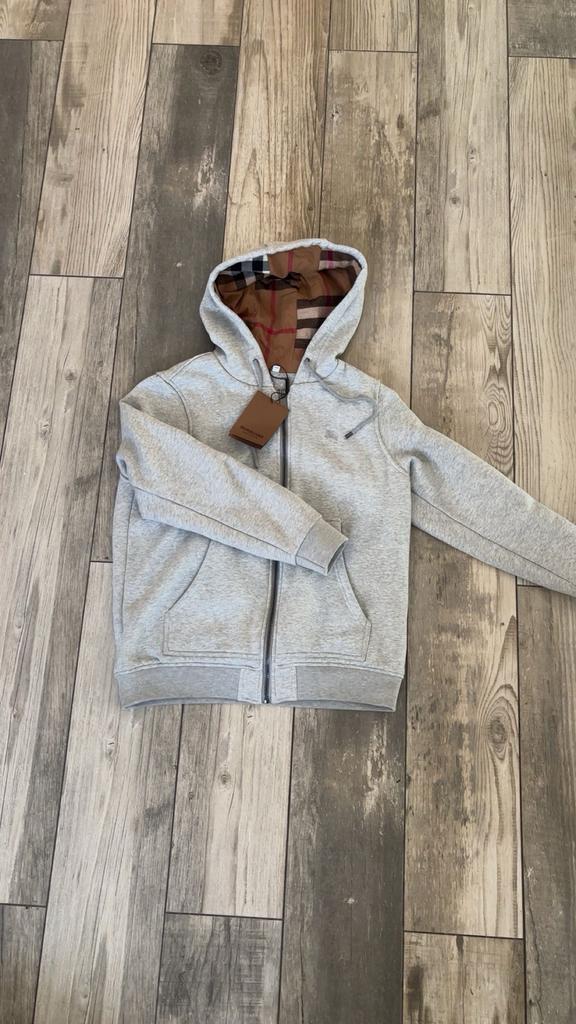 Zip burberry, Kleding | Heren, Truien en Vesten, Maat 52/54 (L), Nieuw, Ophalen of Verzenden, Grijs