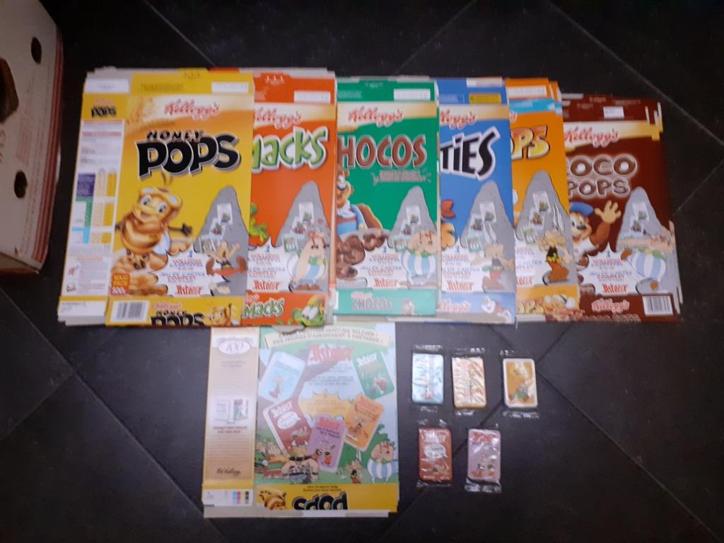 Astérix Uderzo, Kellog's Lot articles divers, Collections, Enlèvement ou Envoi, Astérix et Obélix, Utilisé, Livre ou Jeu