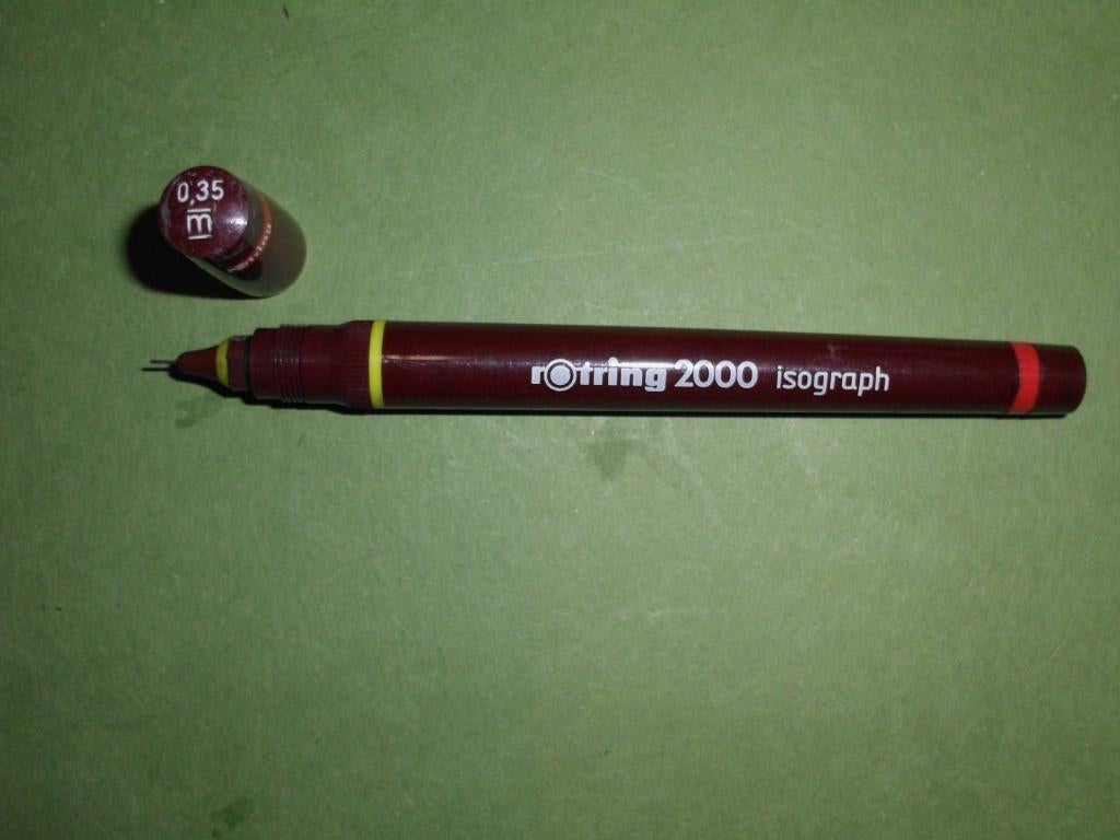Rotring pen Isograph 0,35mm, Ophalen, Zo goed als nieuw