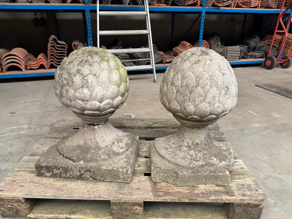 Oude arduinen ornamenten , blauwsteen denappels ,, Enlèvement, Utilisé