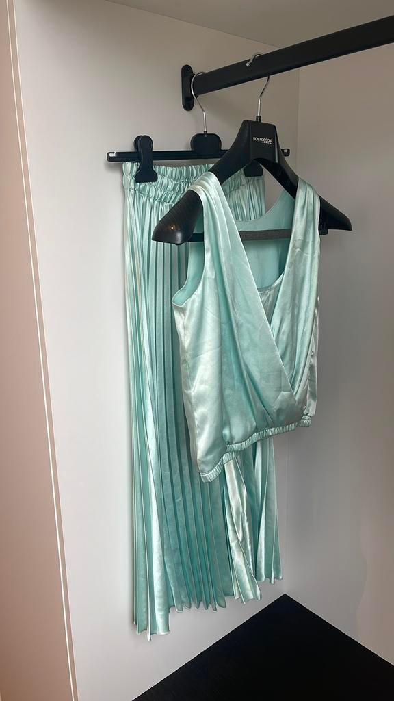 Diamante Blu - mooie set communie Vormsel feest kleding, Enlèvement, Comme neuf, Fille, Ensemble