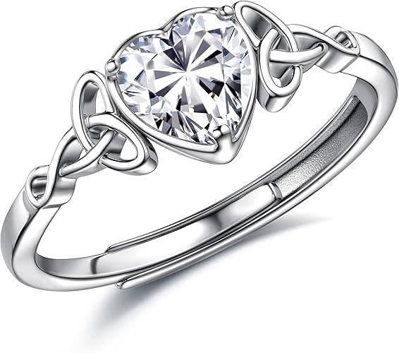 925 sterling zilveren verlovingsring | GRATIS LEVERING