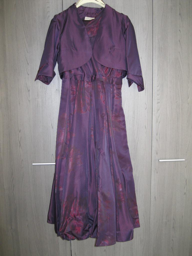 Feestkleed/suitekleed + bolero Kaliko mt 38 in prima staat!, Kleding | Dames, Maat 38/40 (M), Paars, Ophalen of Verzenden, Zo goed als nieuw