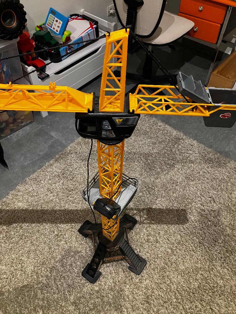 Torenkraan speelgoed, Ophalen of Verzenden, Zo goed als nieuw, Afstandsbediening