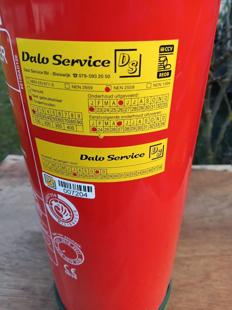 Extincteur, Enlèvement, Extincteur