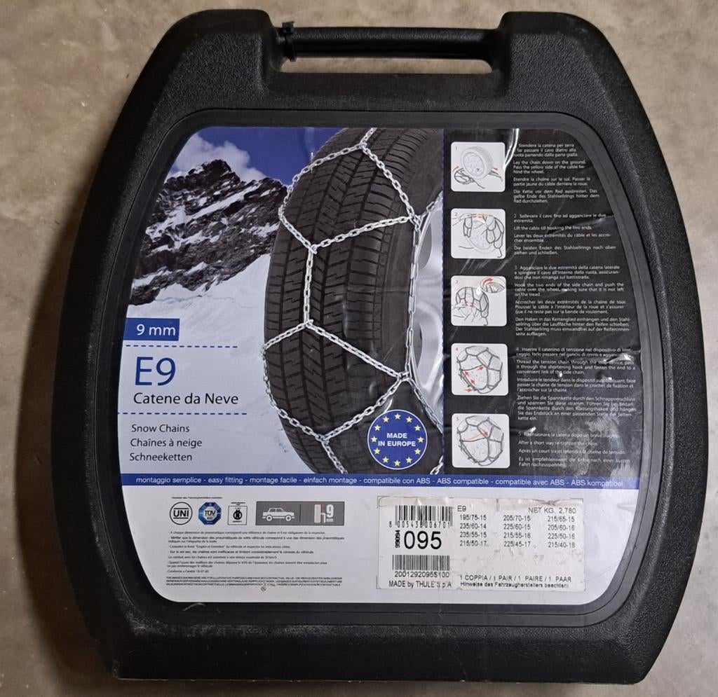 Chaînes à neige, Enlèvement