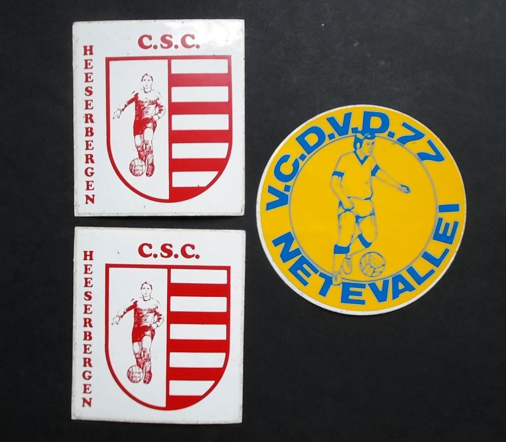 3 stickers Voetbal, Enlèvement ou Envoi, Utilisé