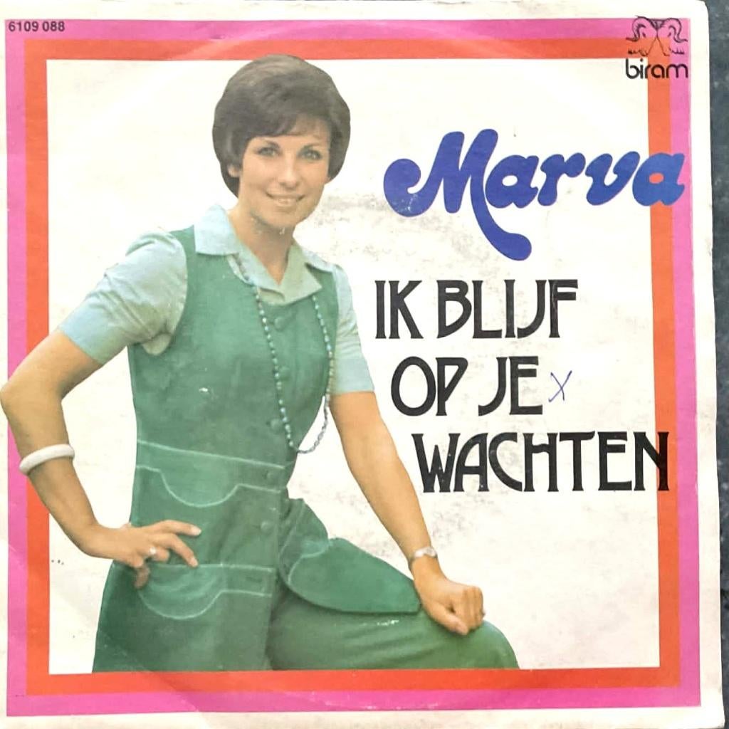 Marva  "Ik blijf op je wachten", Enlèvement ou Envoi, Comme neuf, Chanson réaliste ou Smartlap