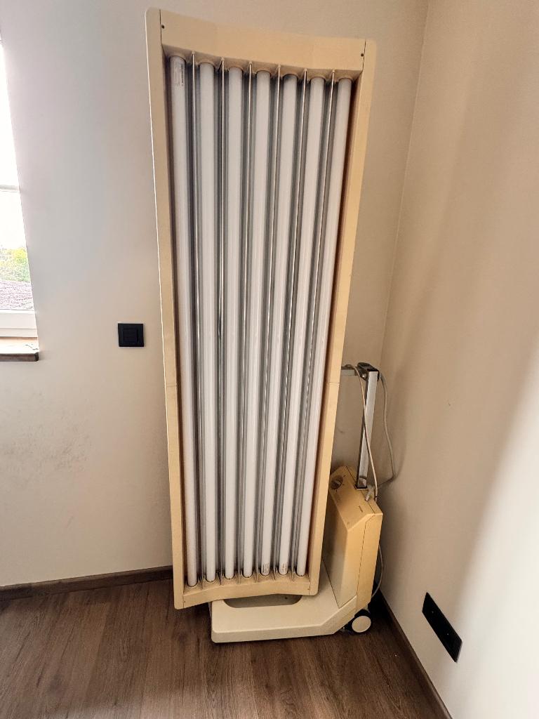 Zonnebank, Electroménager, Solarium, Banc solaire & Bronzage facial, Enlèvement, Utilisé, Banc solaire simple face, Moins de 10 lampes