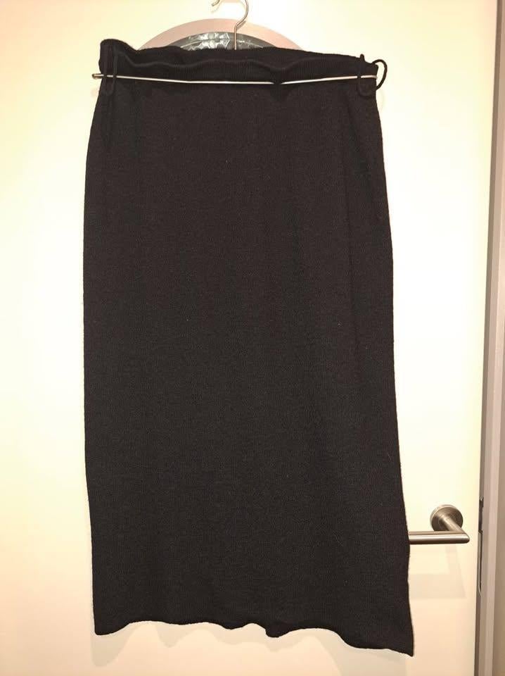 gebreide maxi rok - Marco Pecci - XXL, Ophalen of Verzenden, Zo goed als nieuw, Zwart, Rok