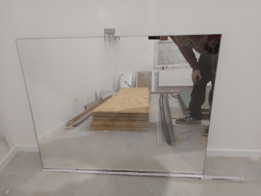 Grand miroir de salle de bain avec éclairage – 100 cm, Maison & Meubles, Enlèvement