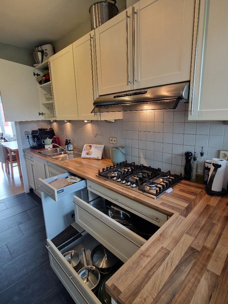 Mooie keuken - incl toestellen - zelf uit te breken - gratis, Ophalen, Gebruikt, Hoekkeuken, Kunststof