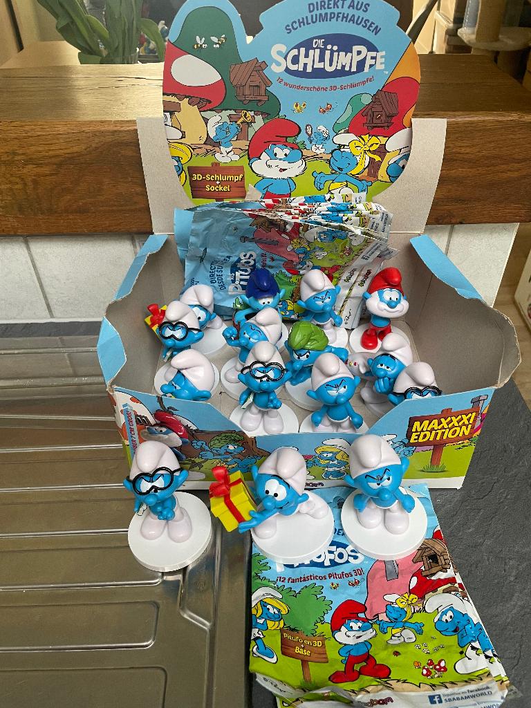 Lot Sbabam Smurfen, Verzamelen, Smurfen, Ophalen of Verzenden, Nieuw, Poppetje, Figuurtje of Knuffel