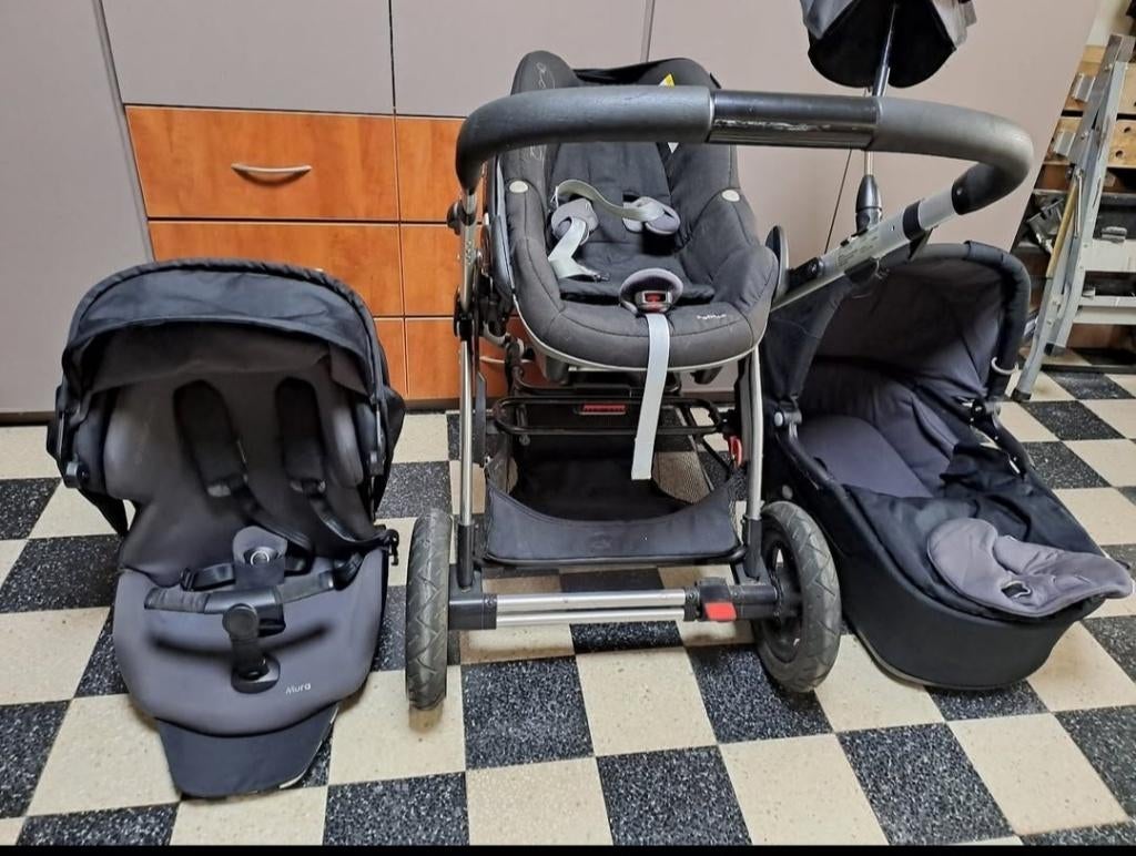 maxi cosi mura 3-1 + isofix, Poussette combi, Pneus, Enlèvement, Utilisé