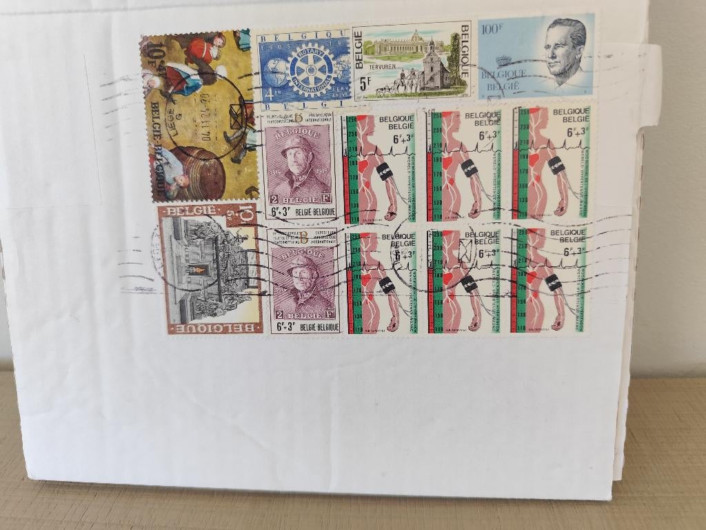 Oude postzegels, Met stempel, Ophalen of Verzenden, Gestempeld, Gestempeld