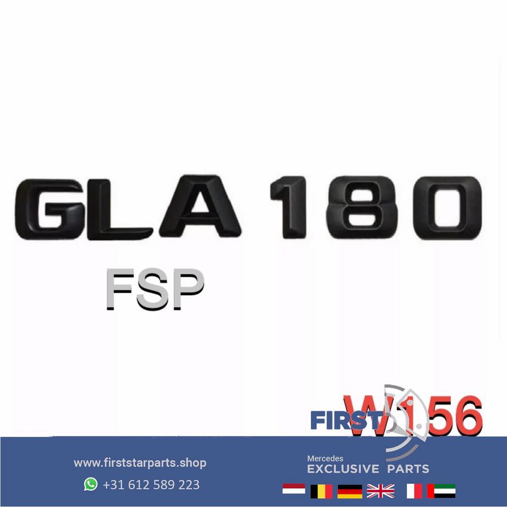 W156 GLA180 LOGO ZWART GLA45 GLA220 LETTERS Mercedes KOFFERB
