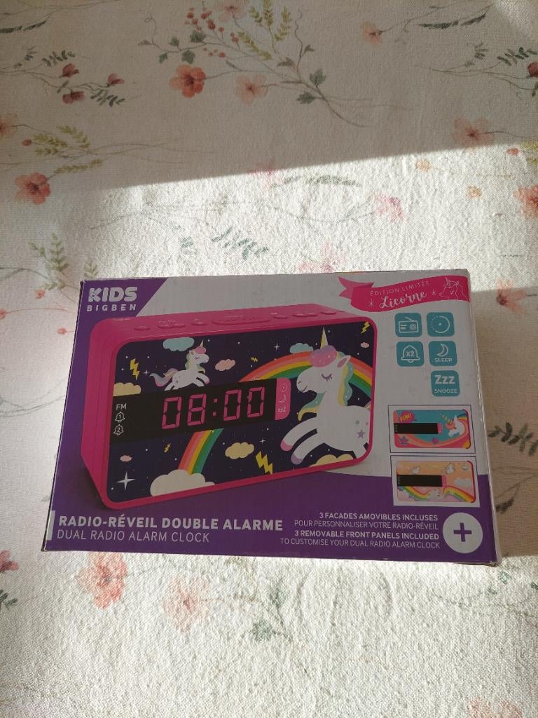 Wekkerradio kids bigben, Elektronische apparatuur, Wekkers, Zo goed als nieuw, Digitaal, Ophalen