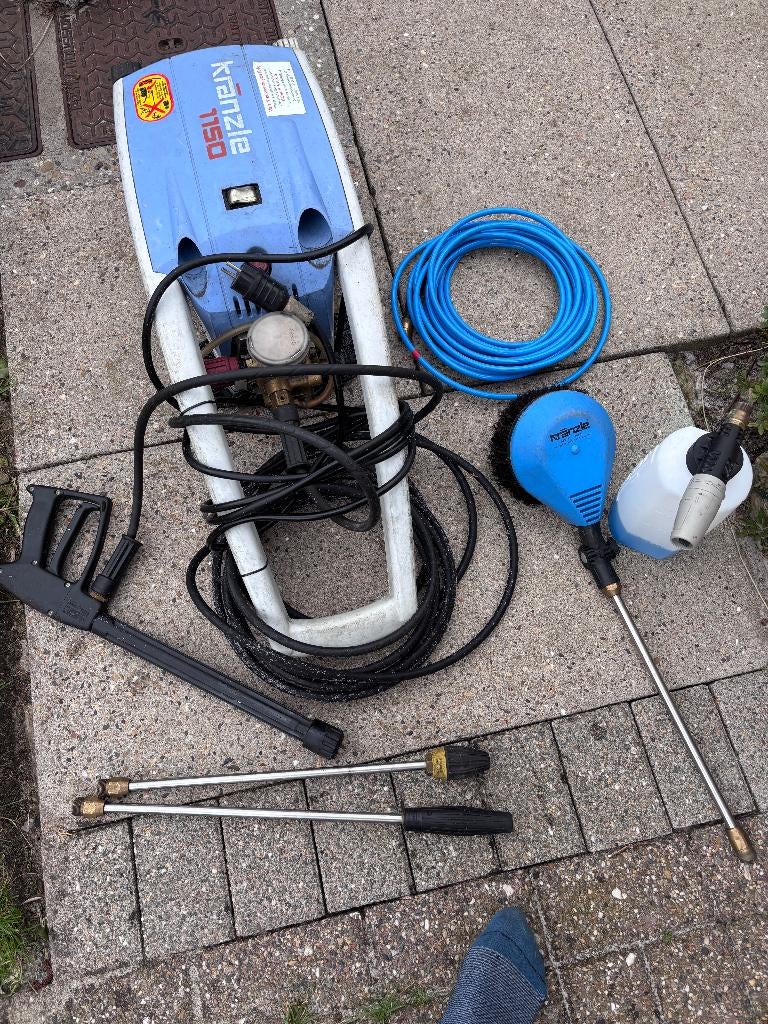 Kränzle hogedrukreiniger 1150 en toebehoren, Ophalen, Gebruikt