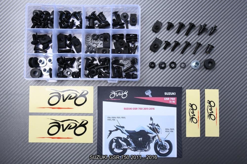Kit visserie spécifique pour SUZUKI GSR 750 2011 - 2016, Enlèvement ou Envoi, Neuf
