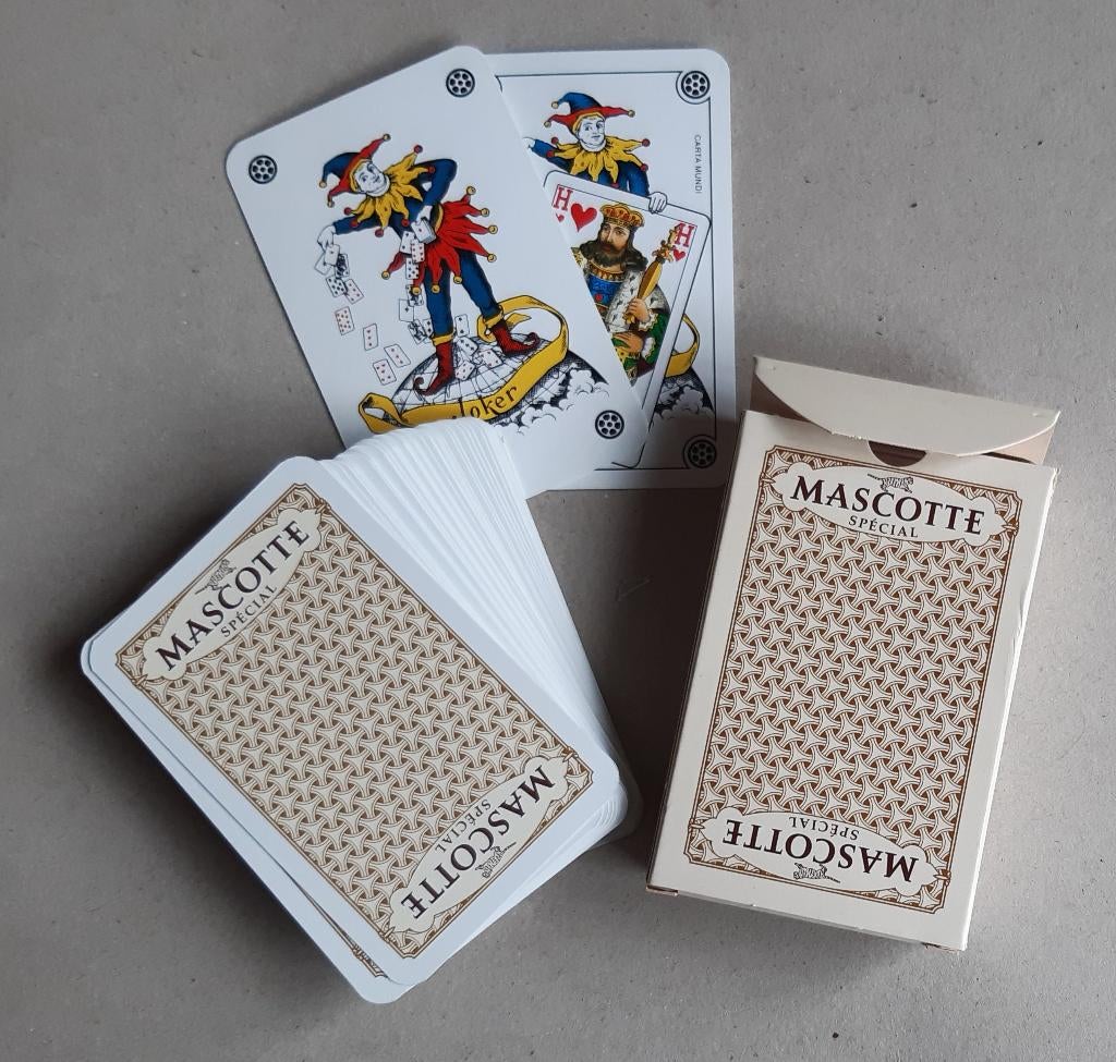 SPEELKAARTEN MASCOTTE SIGARETTEN PAPIER RECLAME TABAK TABAC, Ophalen of Verzenden, Speelkaart(en)