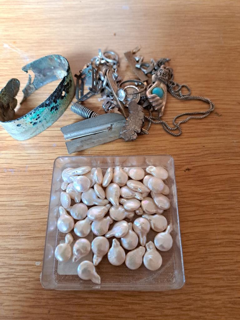 Lot de perles d' eau douce. Neuves, Hobby & Loisirs créatifs, Enlèvement ou Envoi, Utilisé