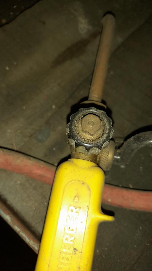 Lasbrander met lans Rothenberger, Ophalen, Gebruikt