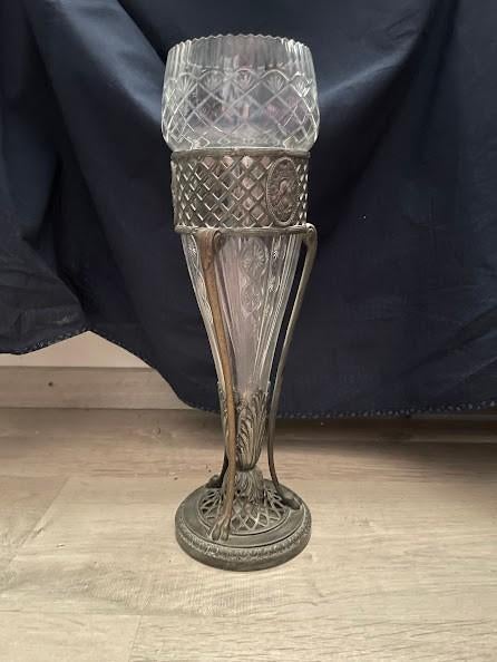 Vase à fleurs ancien en 2 pièces, Antiquités & Art, Enlèvement