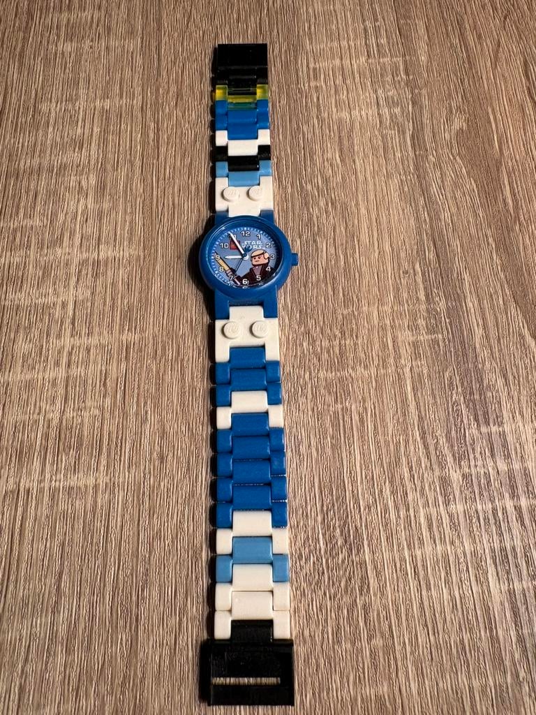 Lego Star Wars kinderhorloge, Handtassen en Accessoires, Horloges | Kinderen, Ophalen of Verzenden, Gebruikt, Blauw, Jongen
