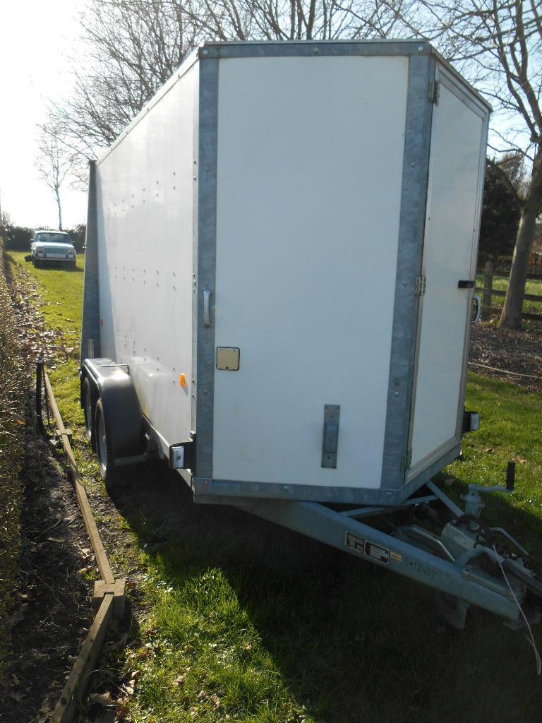 Aanhangwagen Ifor Williams BV105G box van, Auto diversen, Aanhangers en Bagagewagens, Ophalen, Zo goed als nieuw